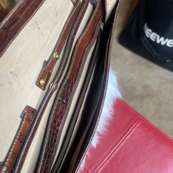 Cole Haan Leather  Brown Vintage Clutch Purse - Picture 3 of 7